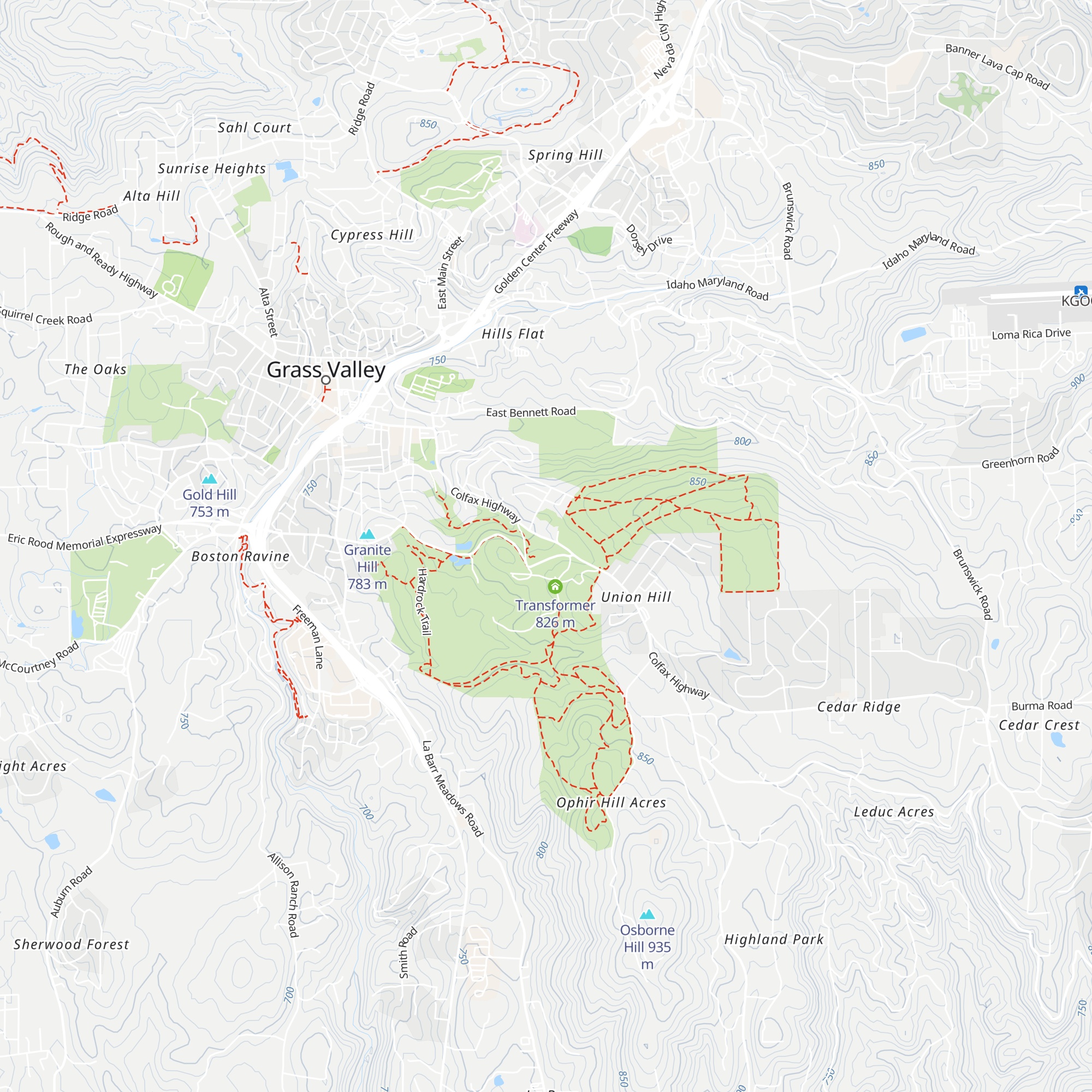 Rowe Headframe map