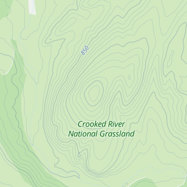 Map of Buck Butte