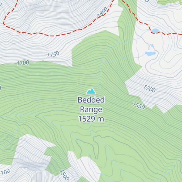 Map of Bedded Range