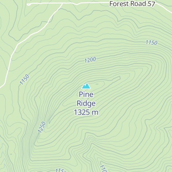 Map of Pine Ridge