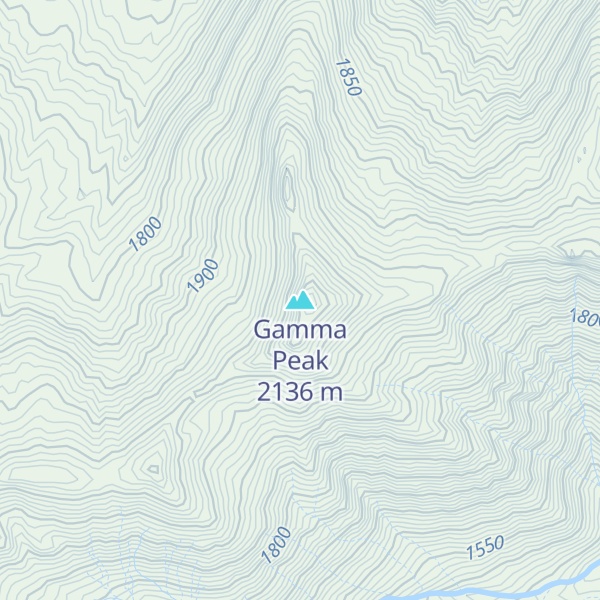 Map of Gamma Peak