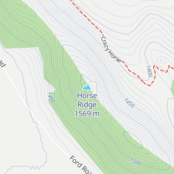 Map of Horse Ridge