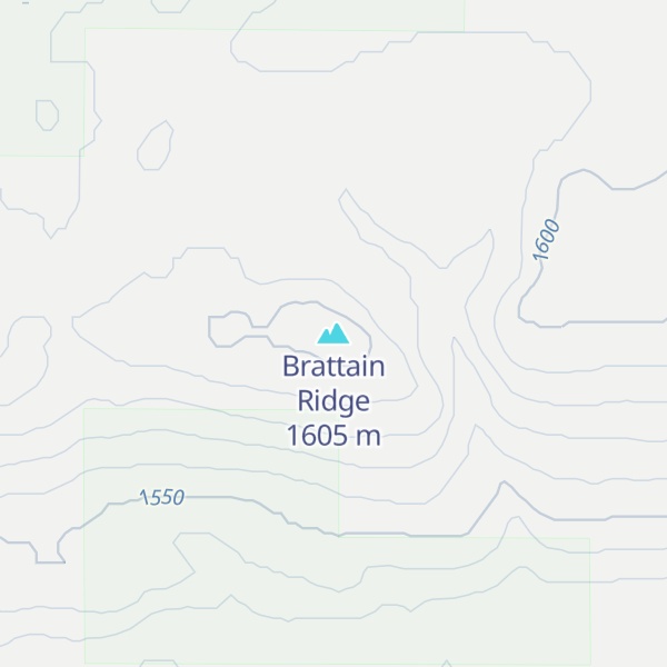 Map of Brattain Ridge