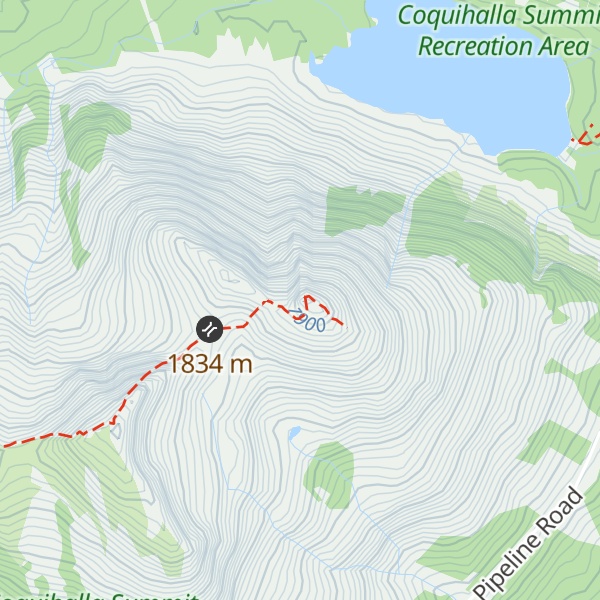 Map of Thar Peak