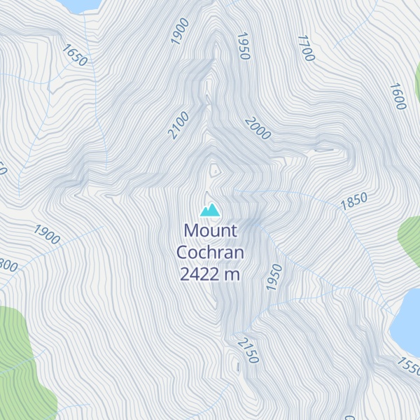 Map of Mount Cochran