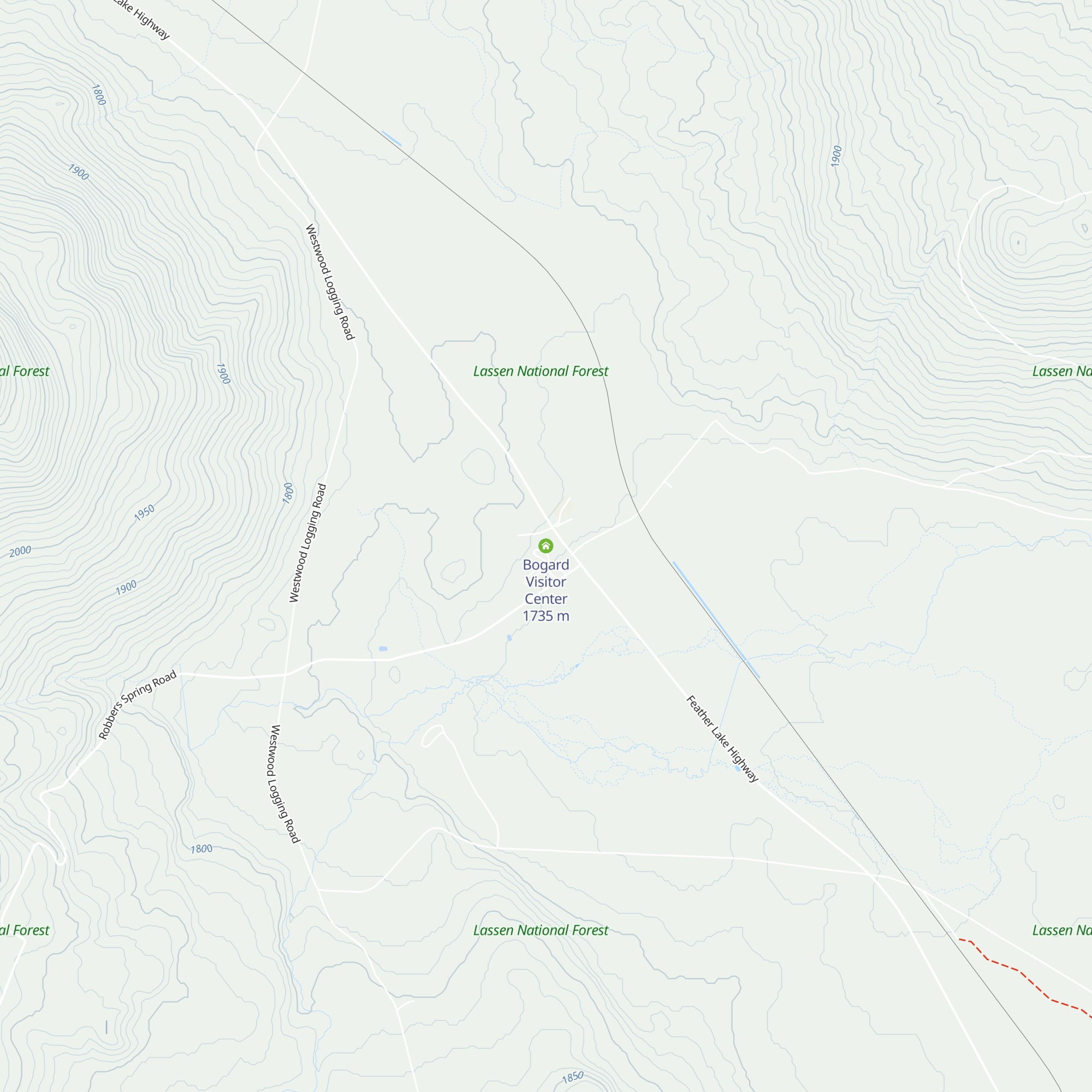 Bogard Visitor Center map