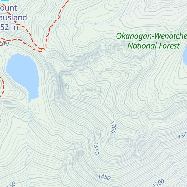 Map of Lichtenberg Mountain