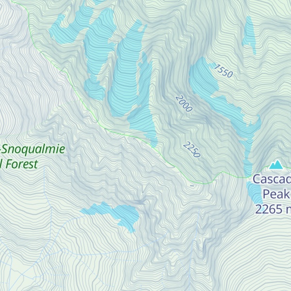 Map of Johannesburg Mountain