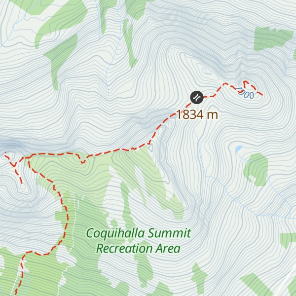 Map of Nak Peak