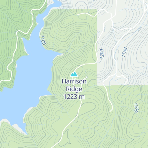 Map of Harrison Ridge