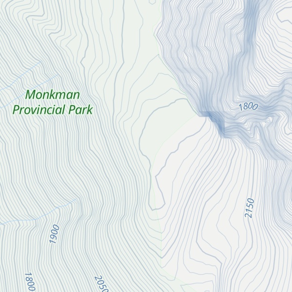 Map of Mount Watts