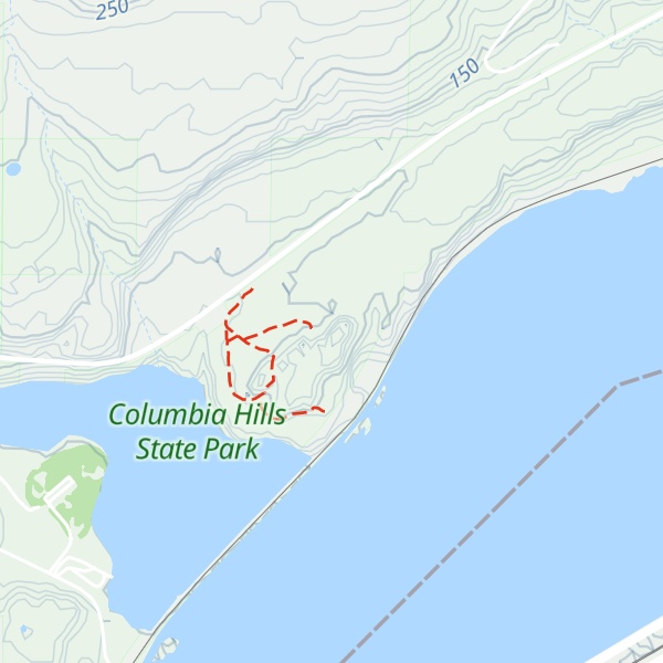 Map of Horsethief Butte