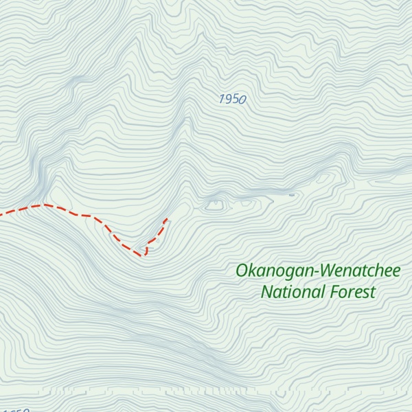 Map of Indian Head Peak