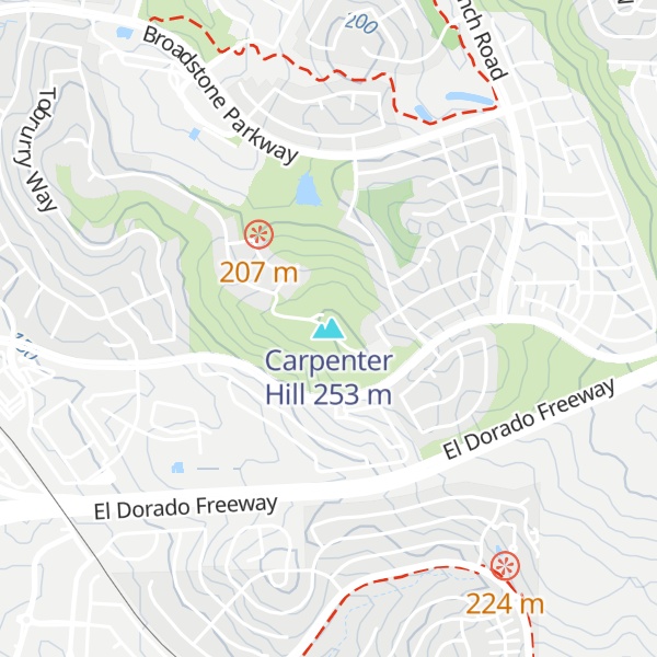 Map of Carpenter Hill