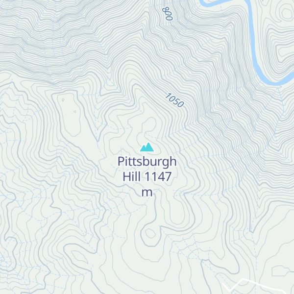 Map of Pittsburgh Hill