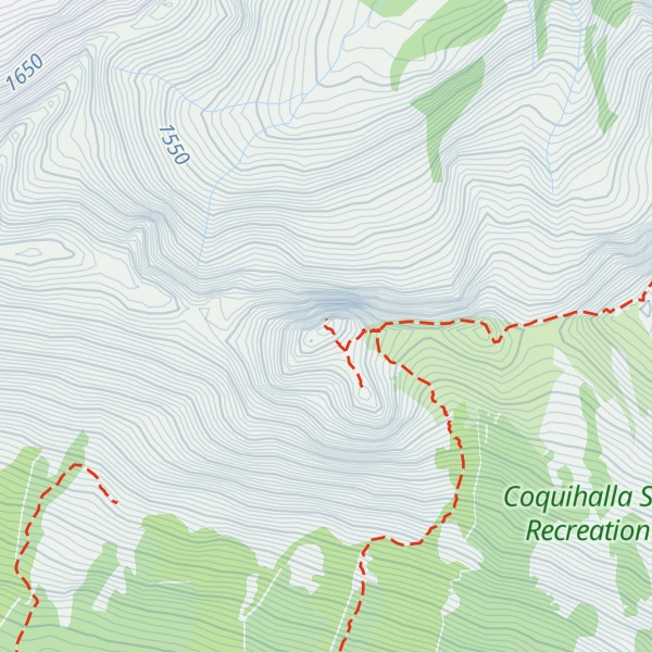 Map of Yak Peak