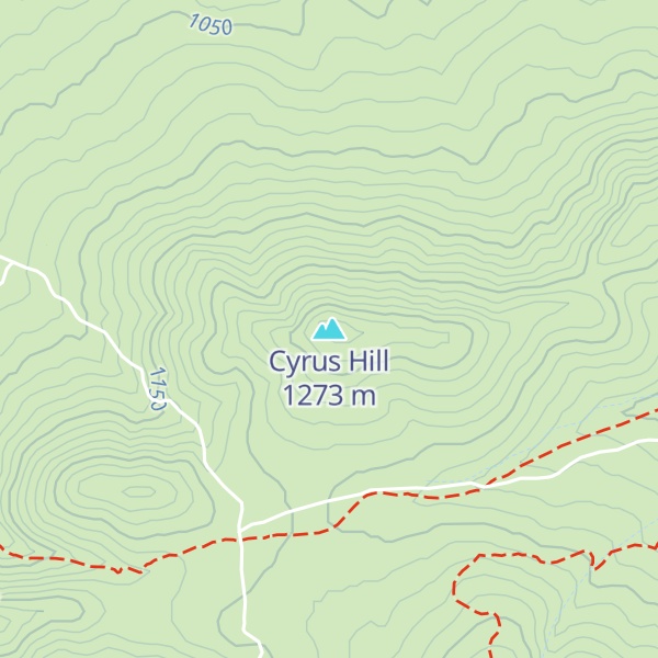Map of Cyrus Hill