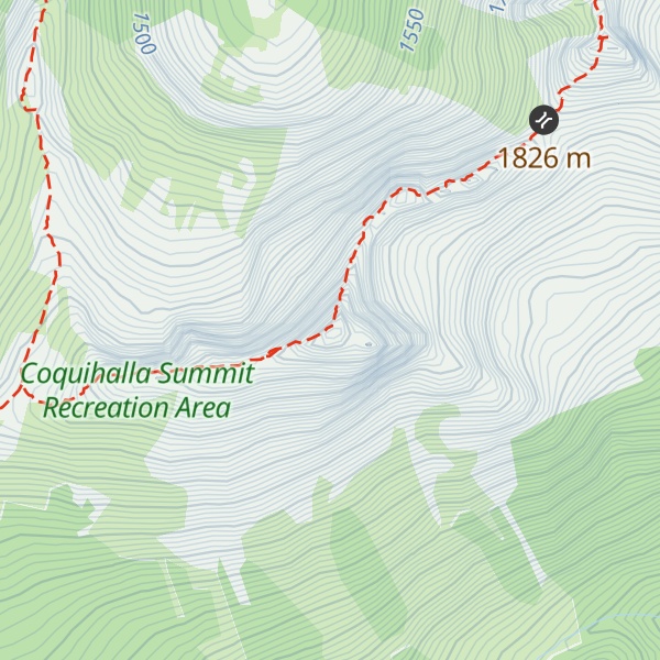 Map of Needle Peak