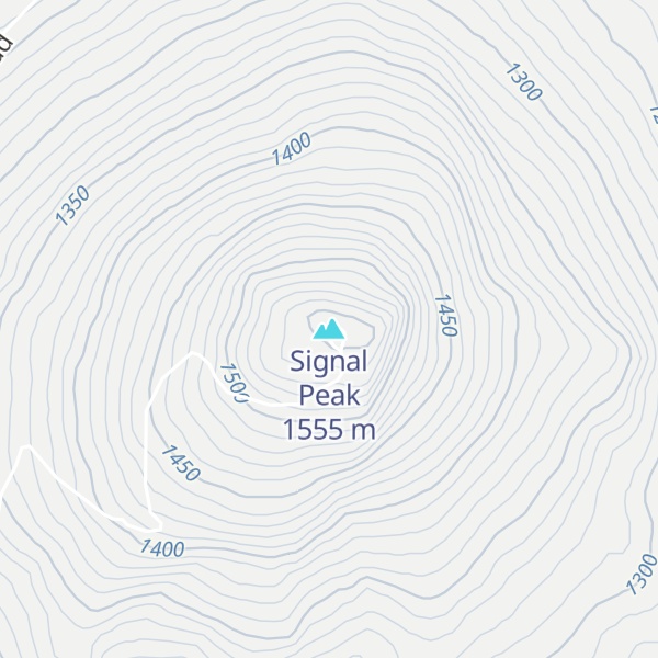 Map of Signal Peak