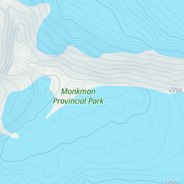 Map of Ice Mountain