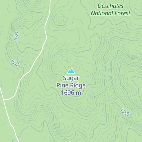 Map of Sugar Pine Ridge