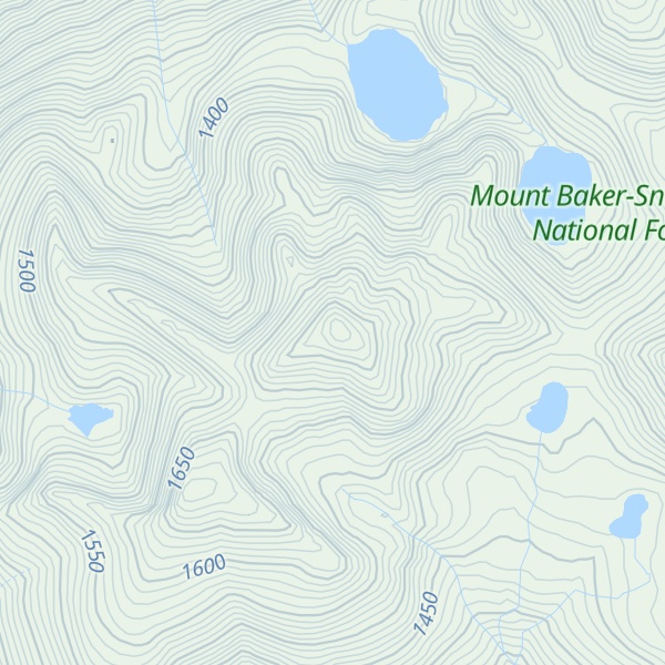 Map of Scrabble Mountain