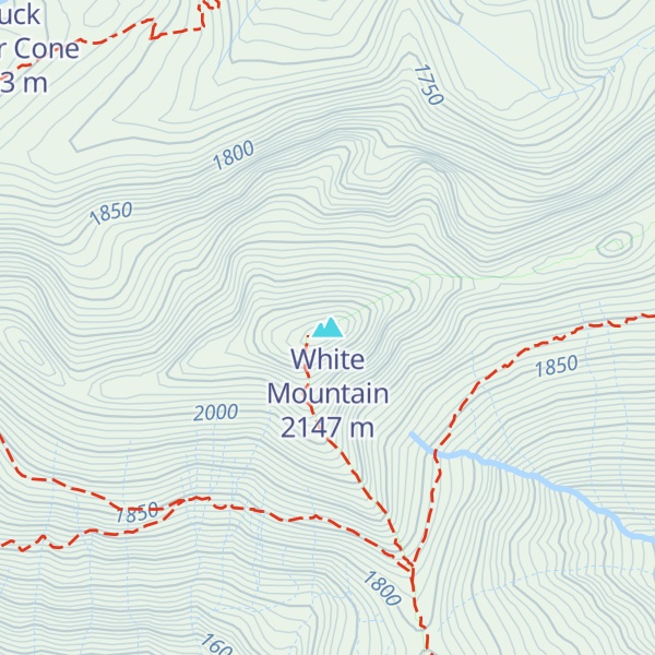 Map of White Mountain