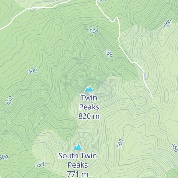 Map of Twin Peaks
