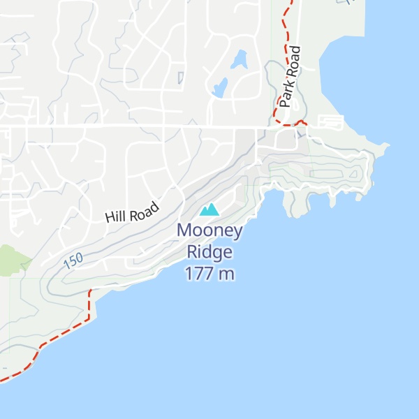 Map of Mooney Ridge