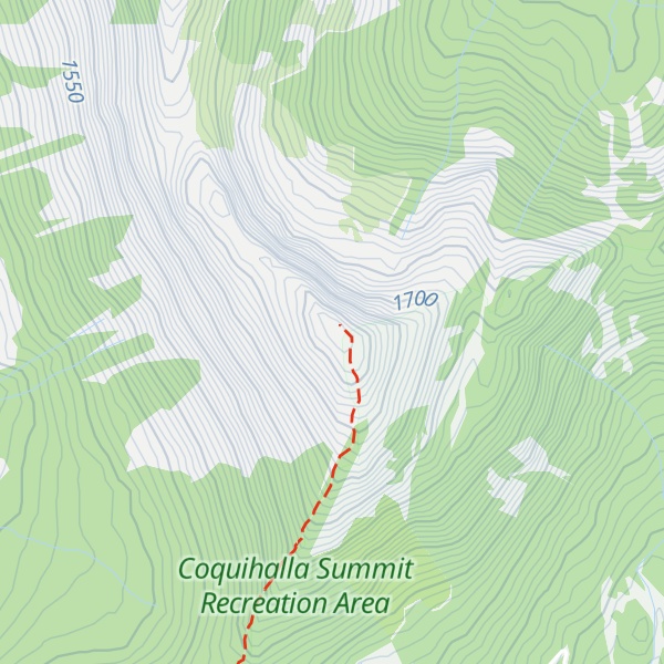 Map of Zupjok Peak