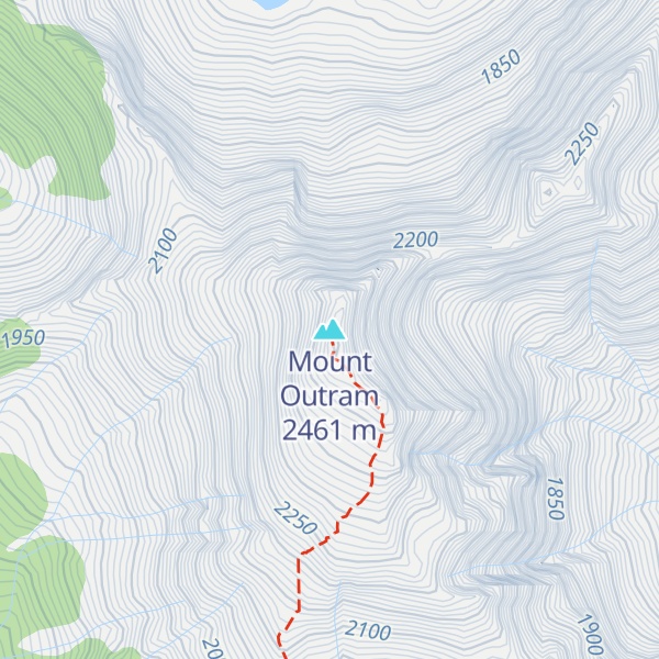 Map of Mount Outram