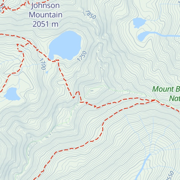 Map of Mt Vox