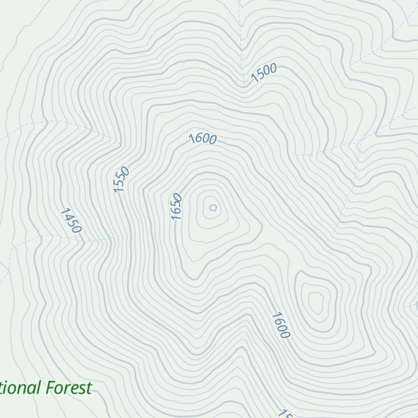 Map of Double Head Mountain