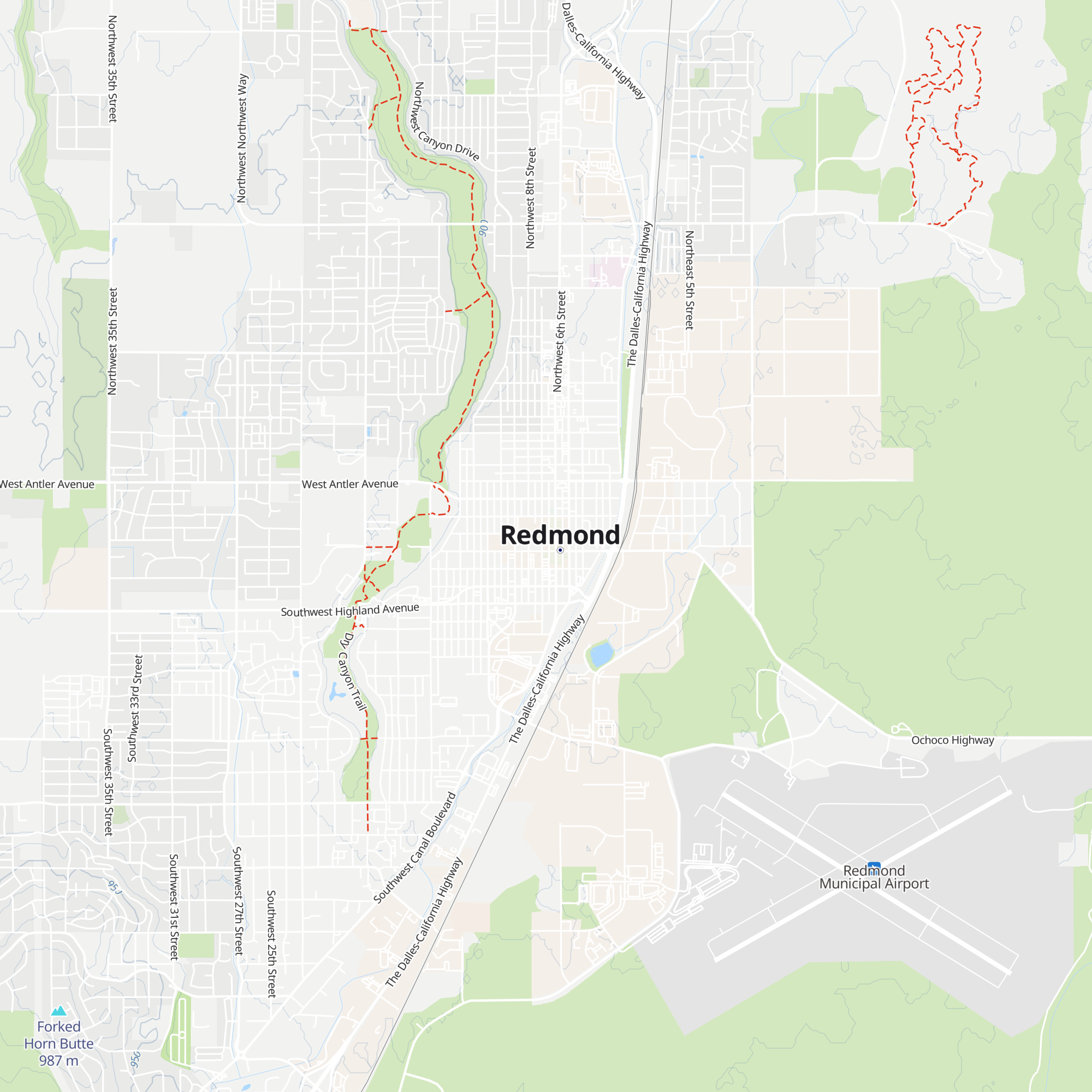 Redmond Chamber of Commerce & CVB map