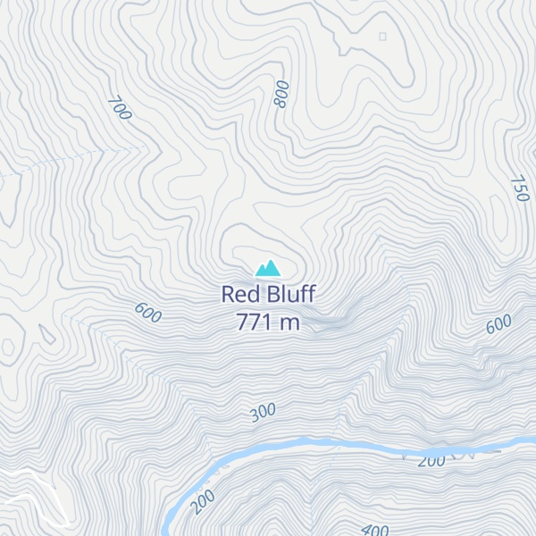 Map of Red Bluff