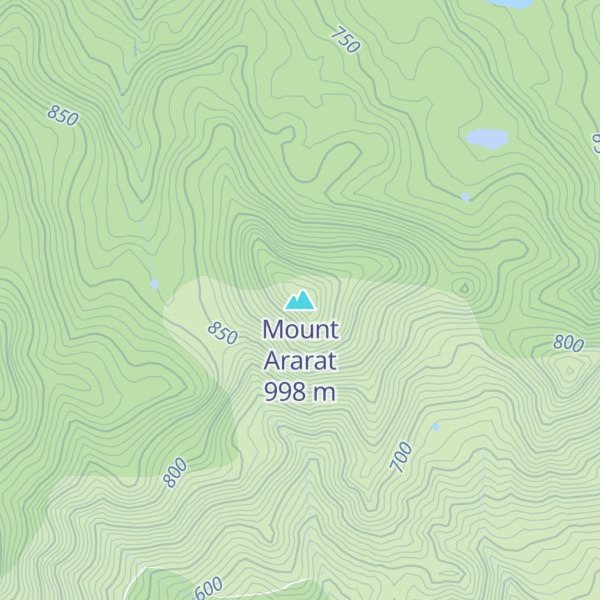 Map of Mount Ararat