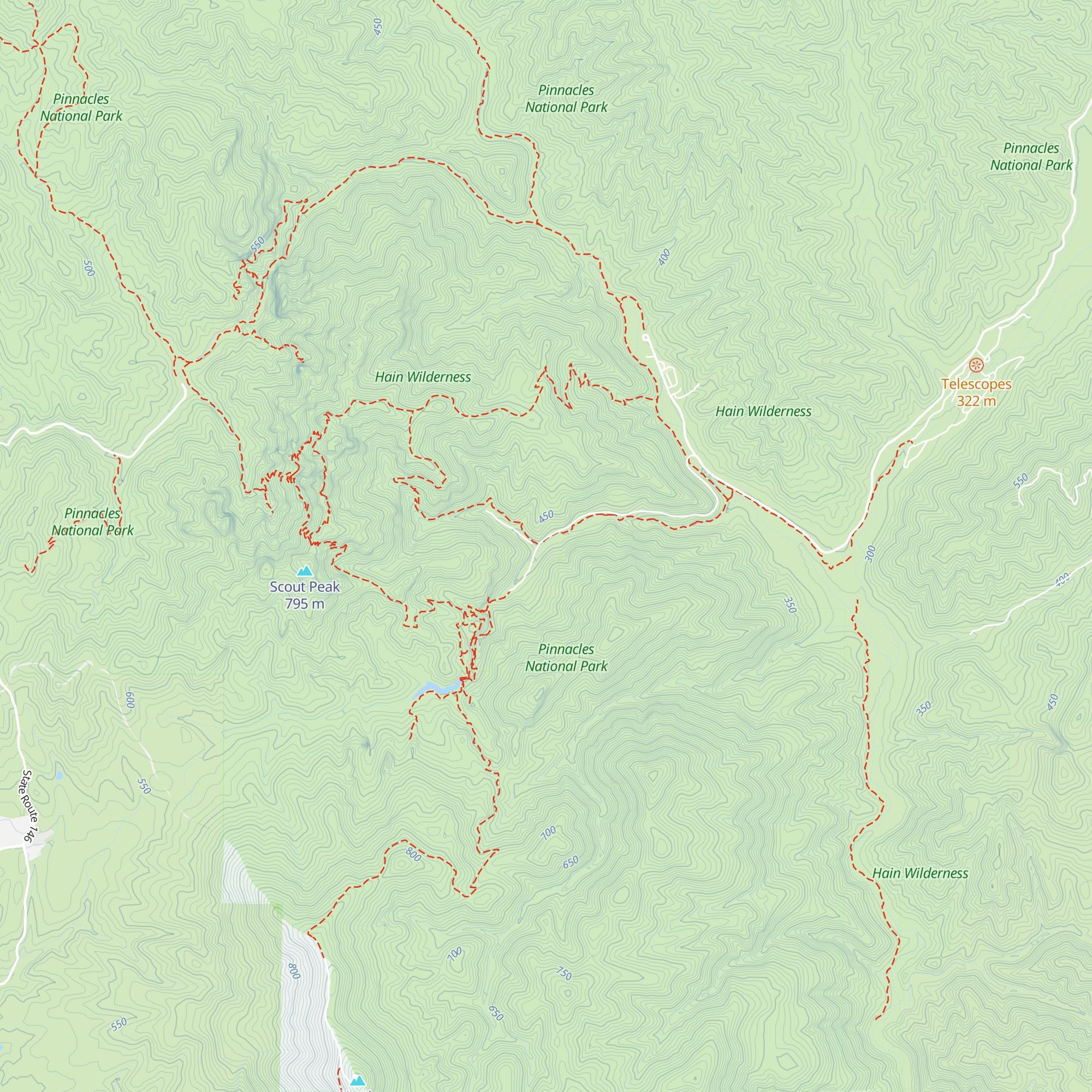Bear Gulch Nature Center map