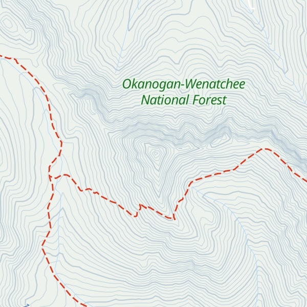 Map of French Cabin West Peak