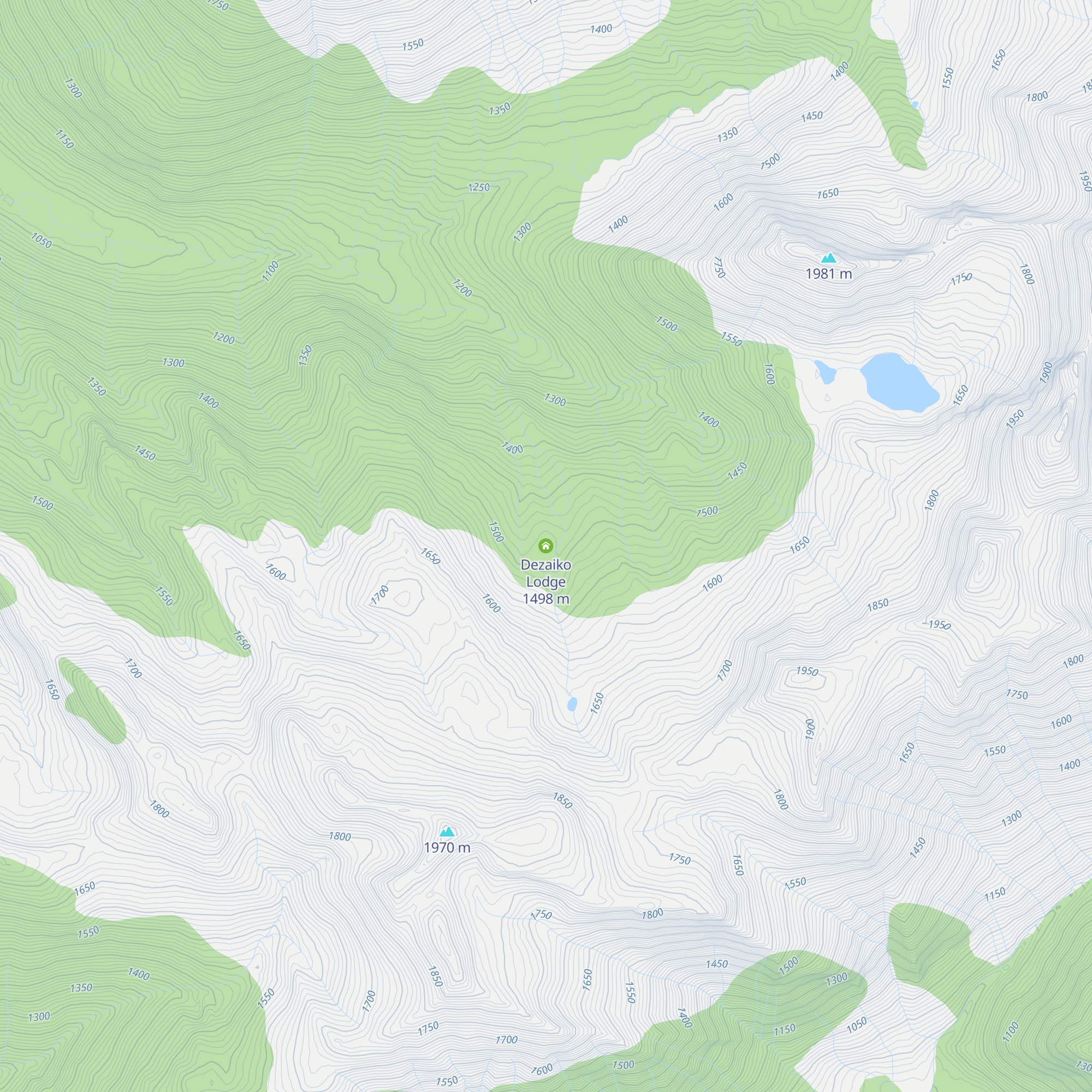 Dezaiko Lodge map