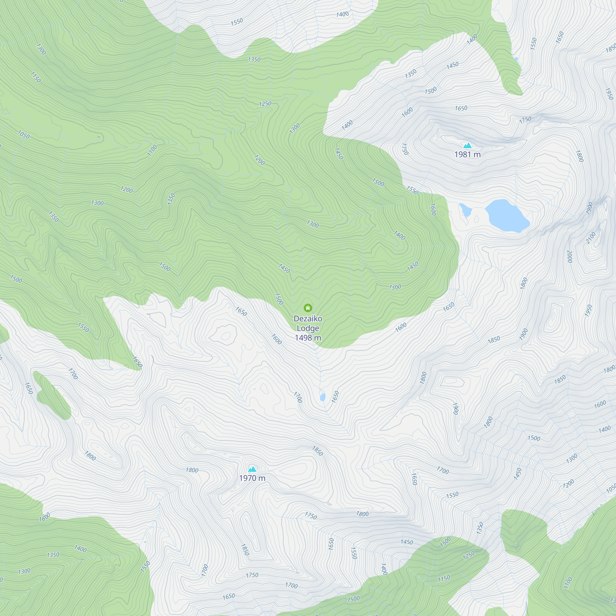 Dezaiko Lodge map