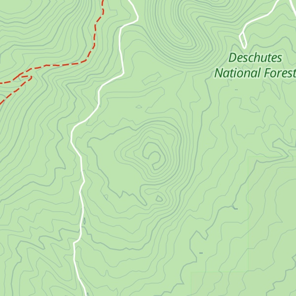 Map of Sand Butte
