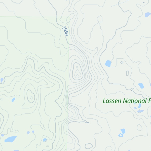 Map of Caribou Peak