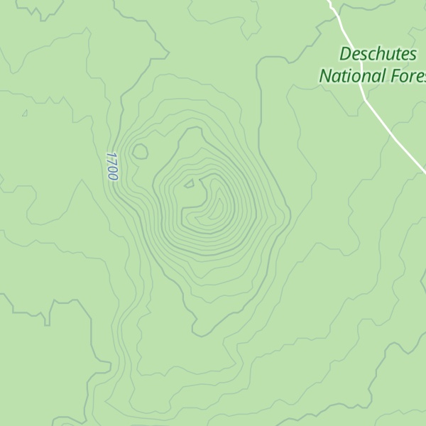 Map of Jack Butte