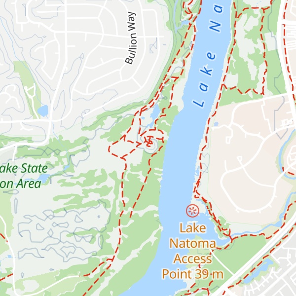 Map of Horse Shoe Hill