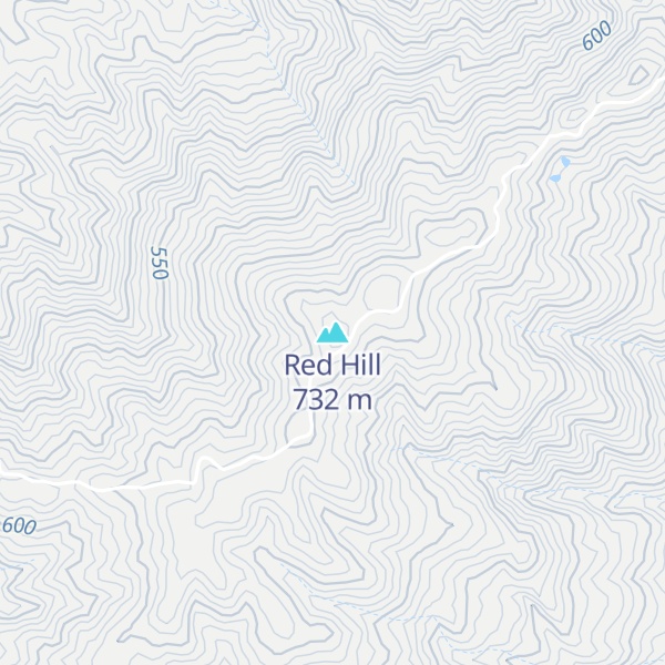 Map of Red Hill