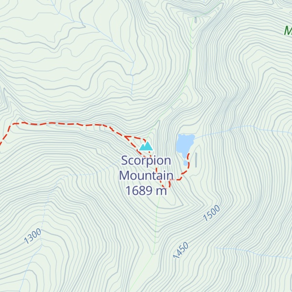 Map of Scorpion Mountain