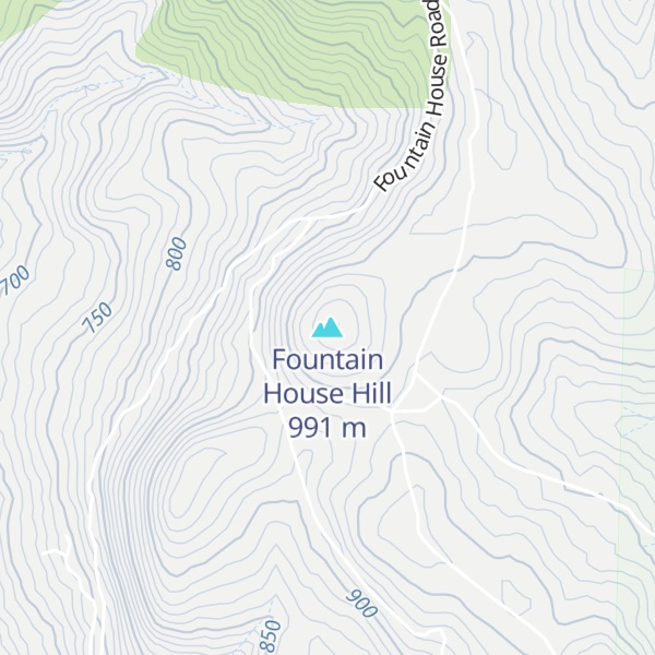Map of Fountain House Hill