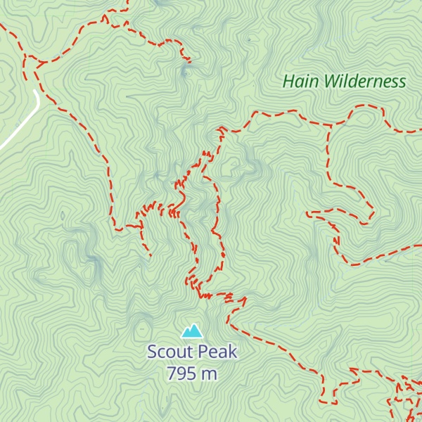 Map of High Peaks