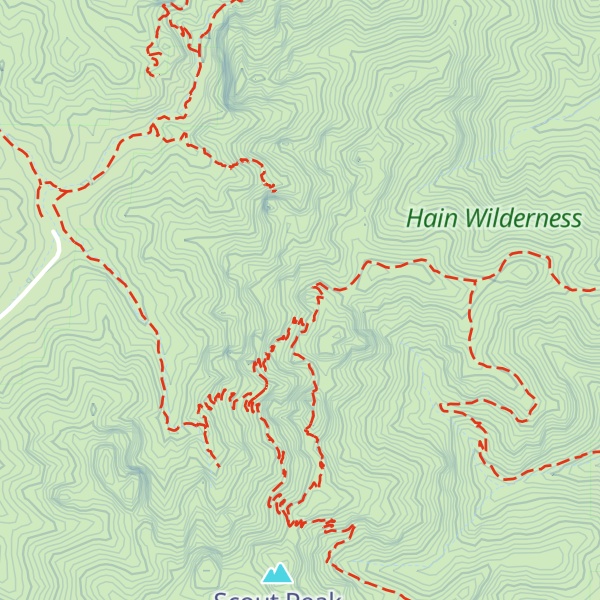Map of Pinnacle Rocks