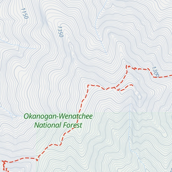 Map of Goat Peak